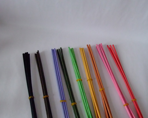 colored reed stick
